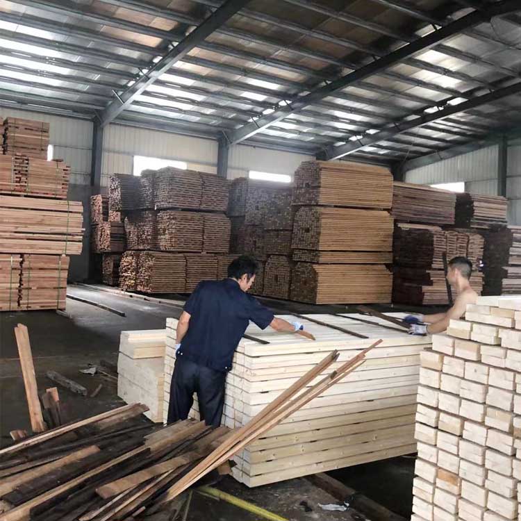 深度碳化木防腐木加工 户外碳化木改性着色定型