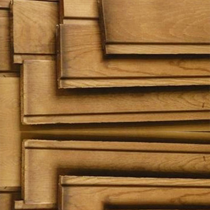 深度碳化木防腐木加工着色 防腐木楼梯护栏加工定型